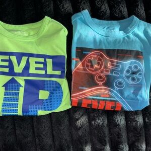 The Children's Place Blue and Green Short Sleeve Tees